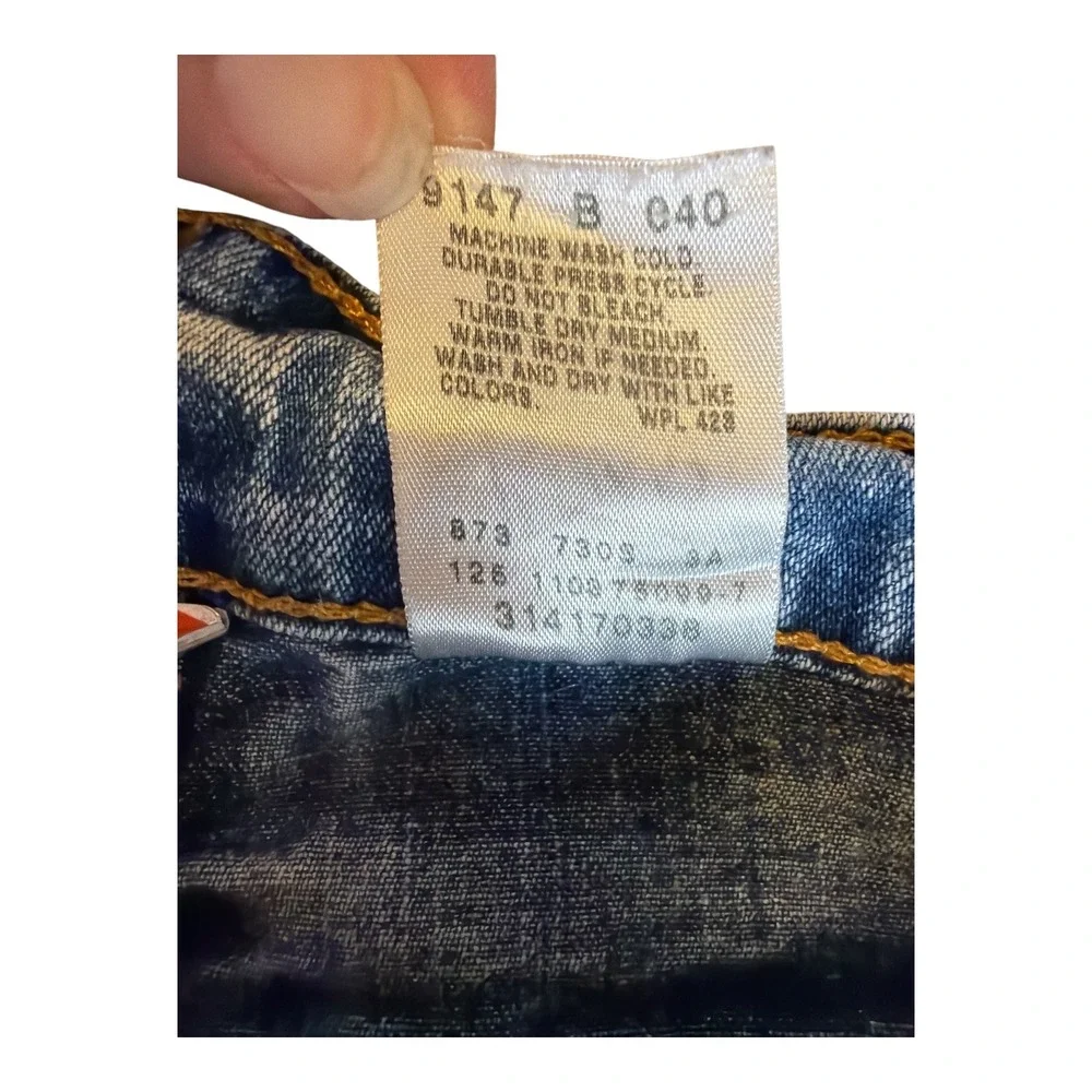 Levis 517 Kids Flare Slim Jeans Light Wash Blue Size 14 Stretch Denim 517-0217